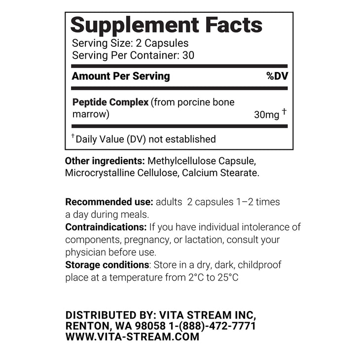 Bonocore – Bone Marrow Natural Peptide Bioregulator 60 Capsules