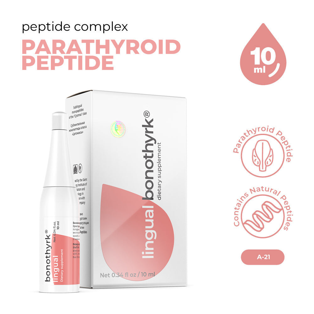 Bonothyrk Lingual A-21 Natural Sublingual Parathyroid Peptide Bioregulator