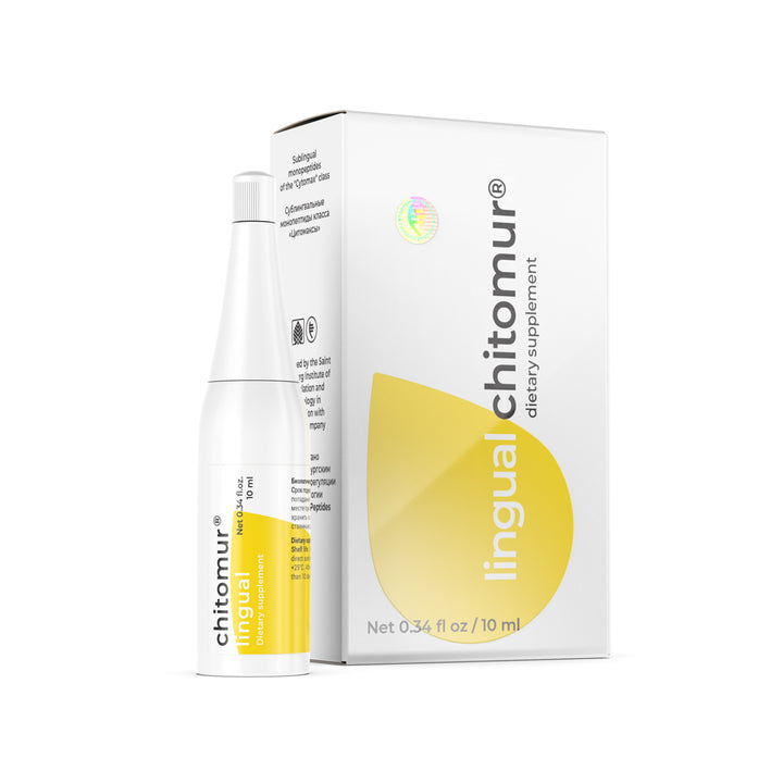 Chitomur Lingual A-12 Natural Sublingual Bladder Peptide Bioregulator