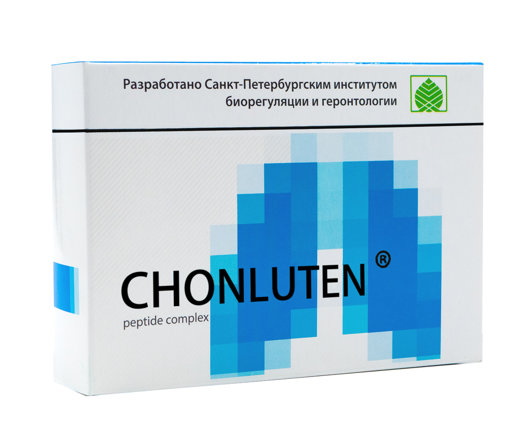 Chonluten - Synthesized Respiratory System Peptide Bioregulator 60 Capsules
