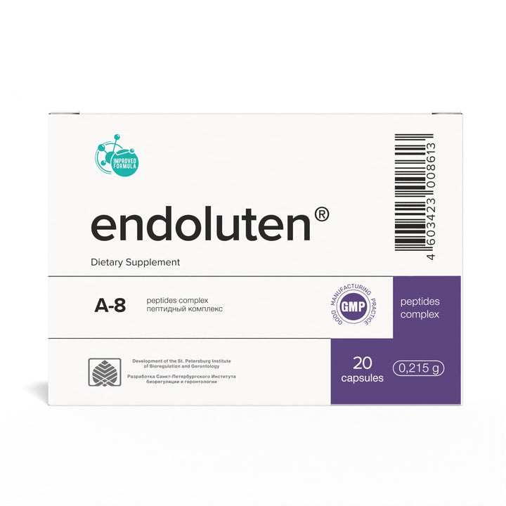 Endoluten A-8 Nautral Pineal Peptide Bioregulator 20 Capsules