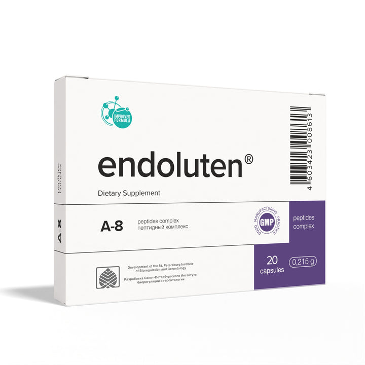Endoluten A-8 Nautral Pineal Peptide Bioregulator 20 Capsules