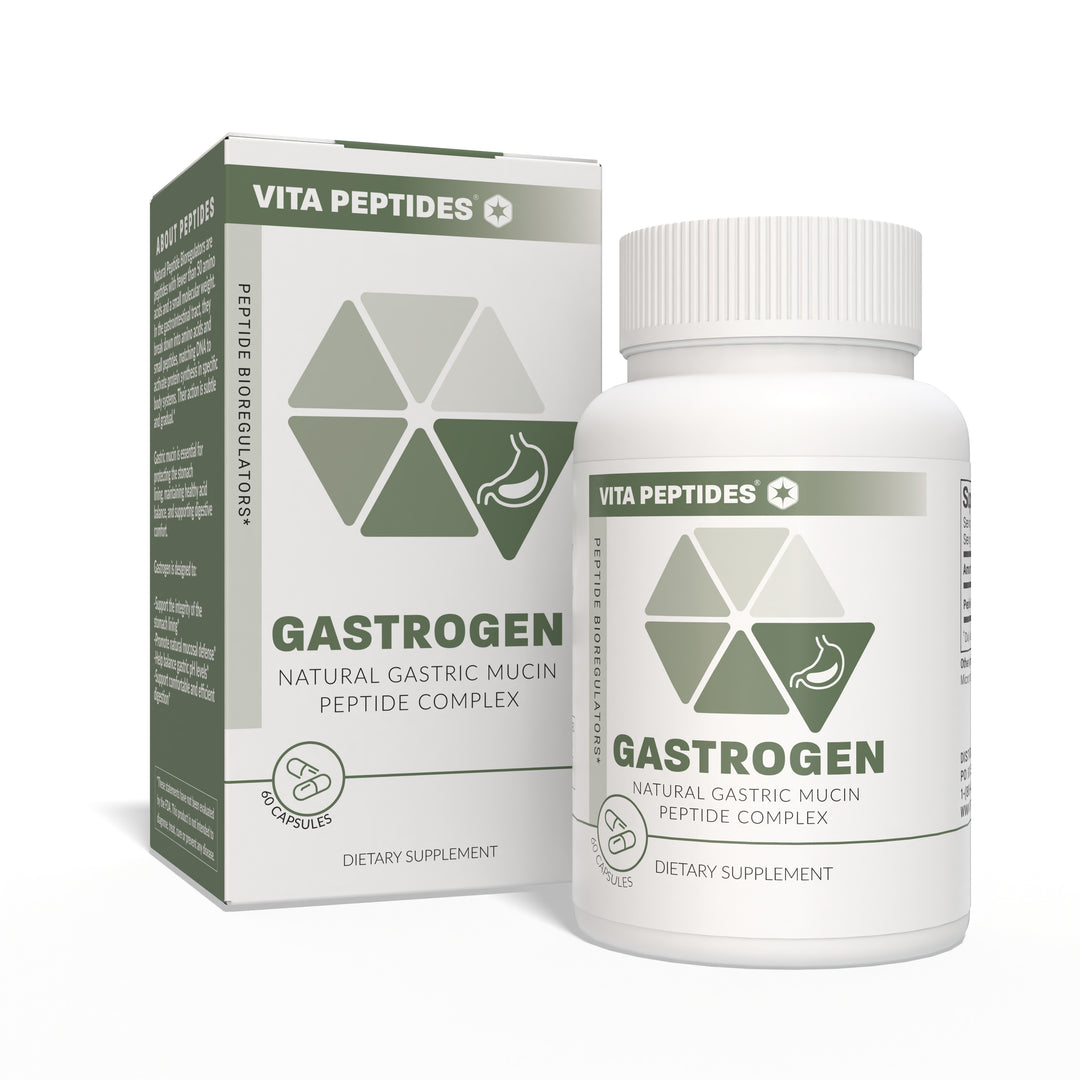 Gastrogen – Gastric Mucin Natural Peptide Bioregulator 60 Capsules
