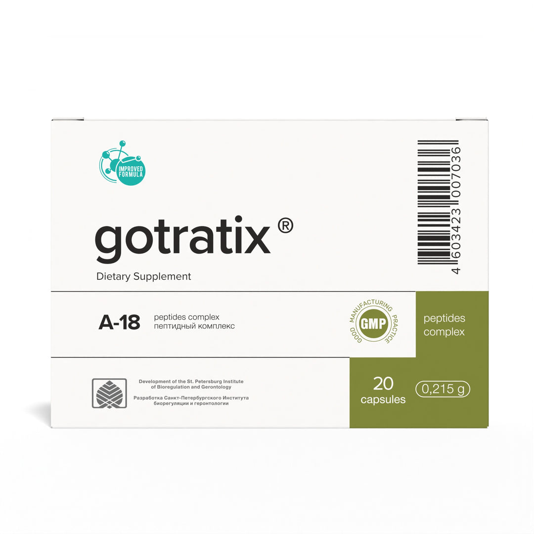 Gotratix A-18 Natural Muscle Peptide Bioregulator 20 Capsules