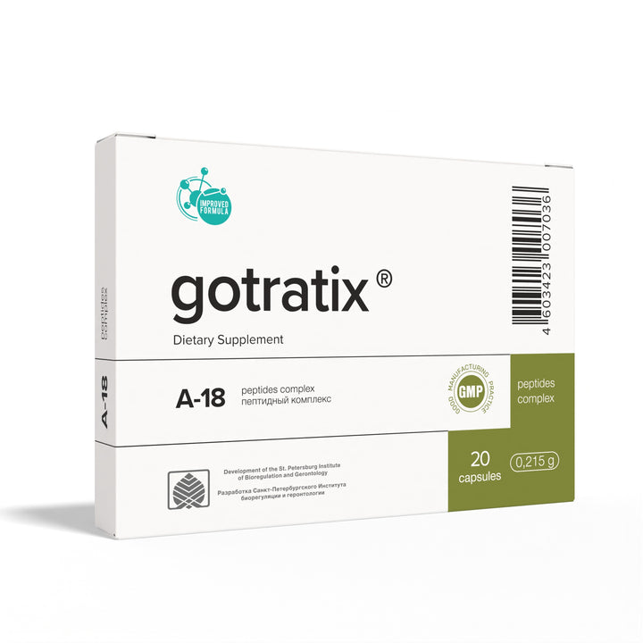 Gotratix A-18 Natural Muscle Peptide Bioregulator 20 Capsules
