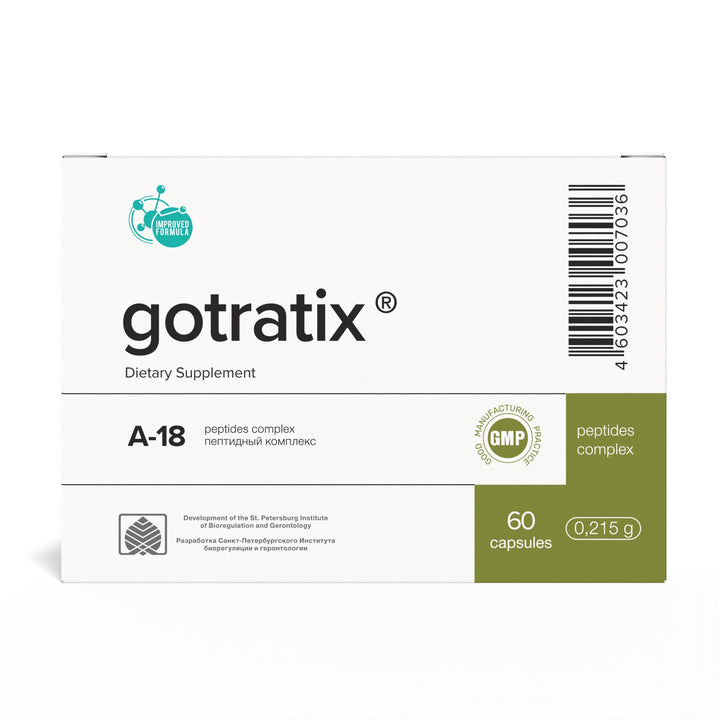 Gotratix A-18 Natural Muscle Peptide Bioregulator 60 Capsules