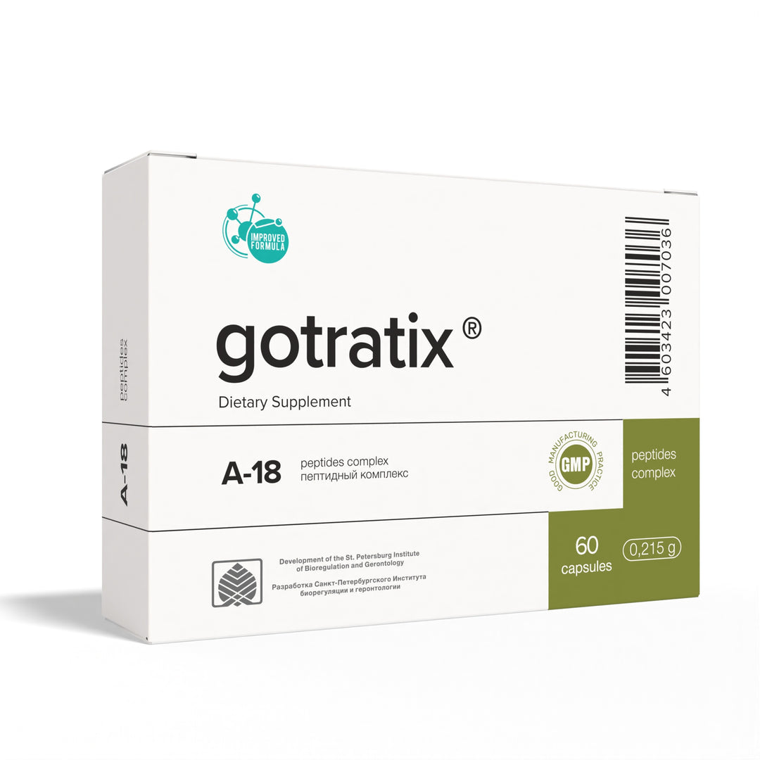 Gotratix A-18 Natural Muscle Peptide Bioregulator 60 Capsules