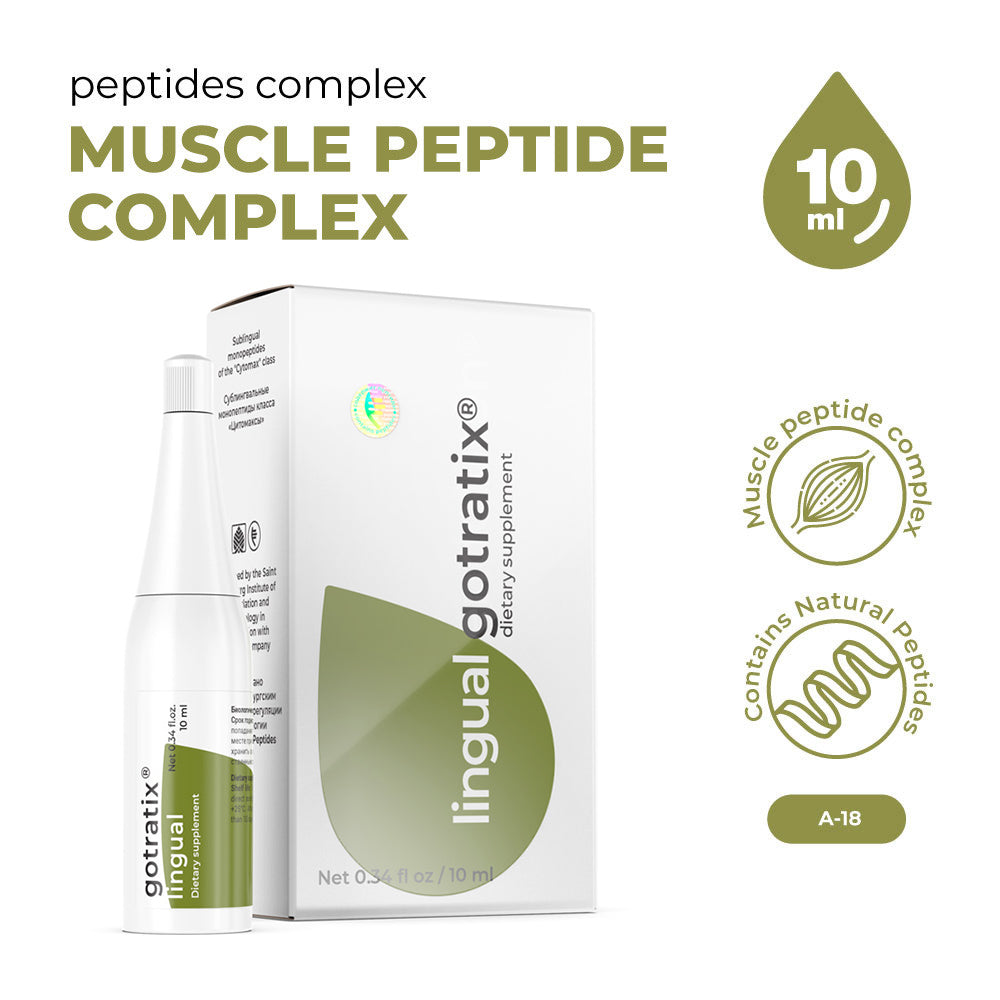 Gotratix Lingual A-18 Natural Sublingual Muscle Peptide Bioregulator