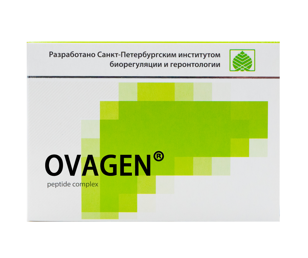 Ovagen - Synthesized Liver Peptide Bioregulator 20 Capsules