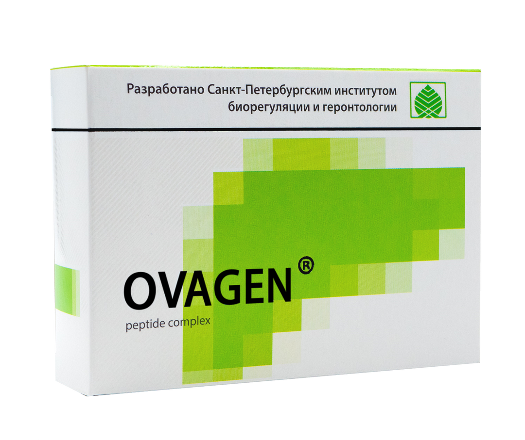 Ovagen - Synthesized Liver Peptide Bioregulator 60 Capsules