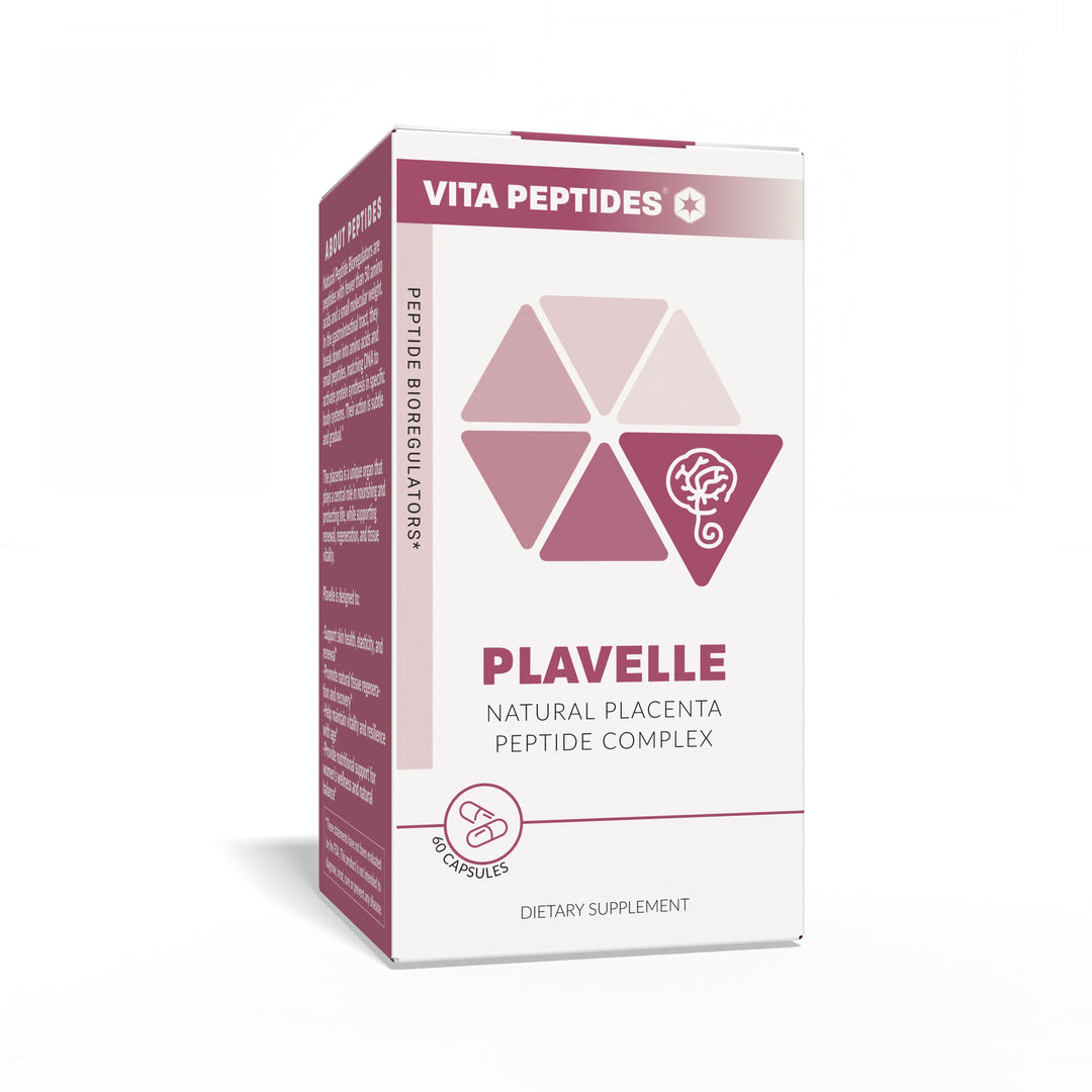 Plavelle – Placenta Natural Peptide Bioregulator 60 Capsules