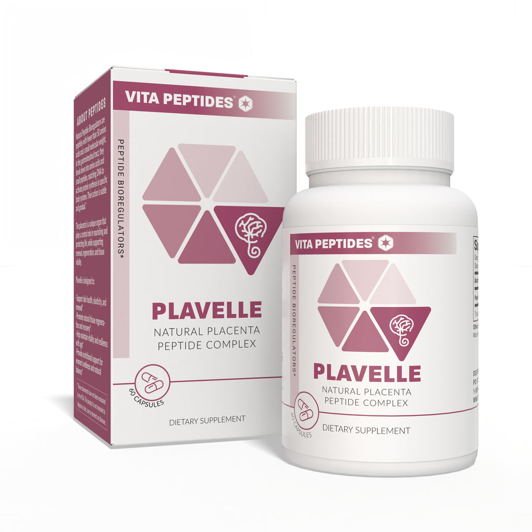 Plavelle – Placenta Natural Peptide Bioregulator 60 Capsules