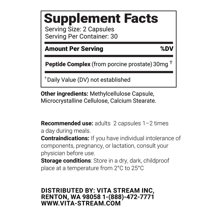 Prostalon – Prostate Natural Peptide Bioregulator 60 Capsules