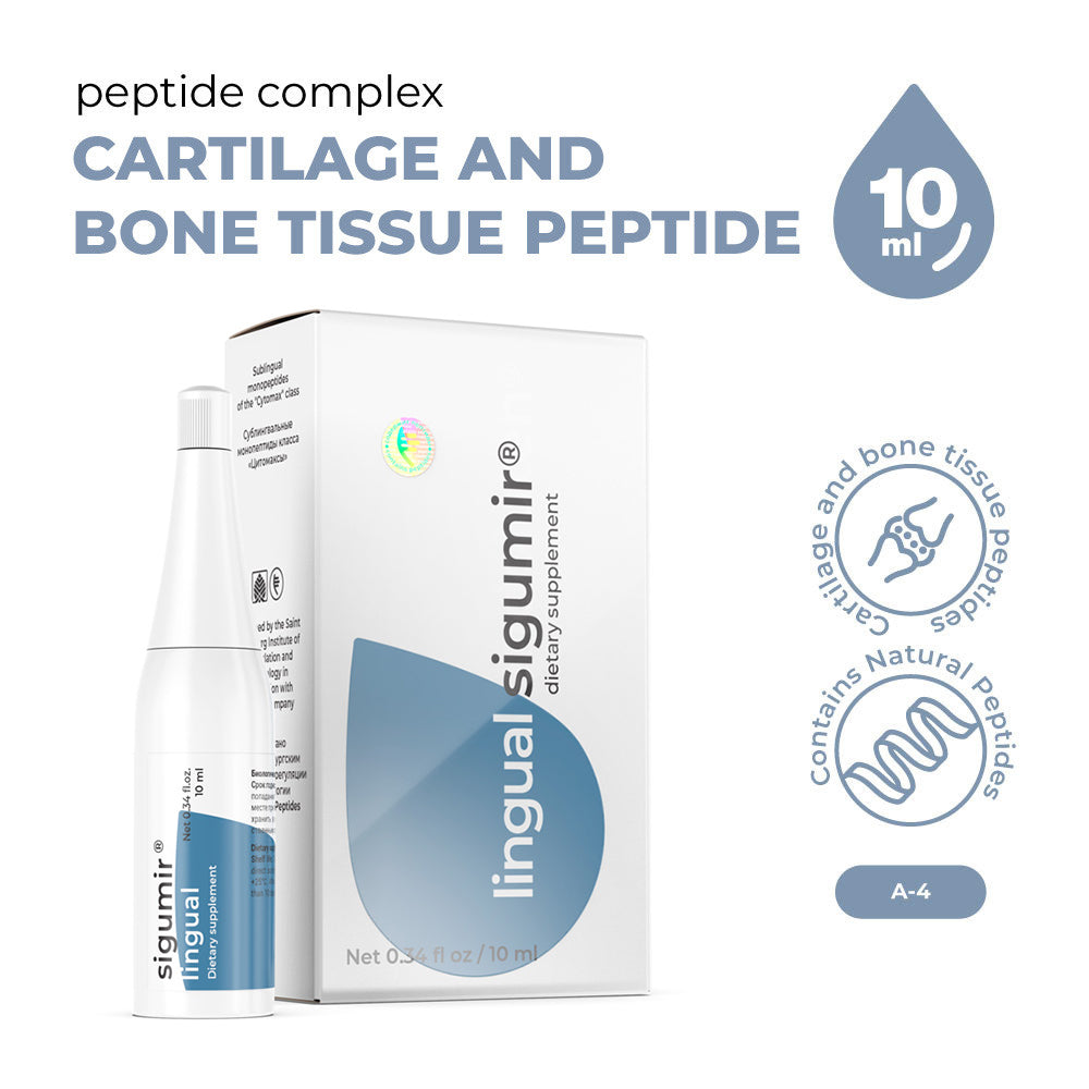 Sigumir Lingual A-4 Natural Sublingual Cartilage &amp; Bone Tissue Peptide Bioregulator