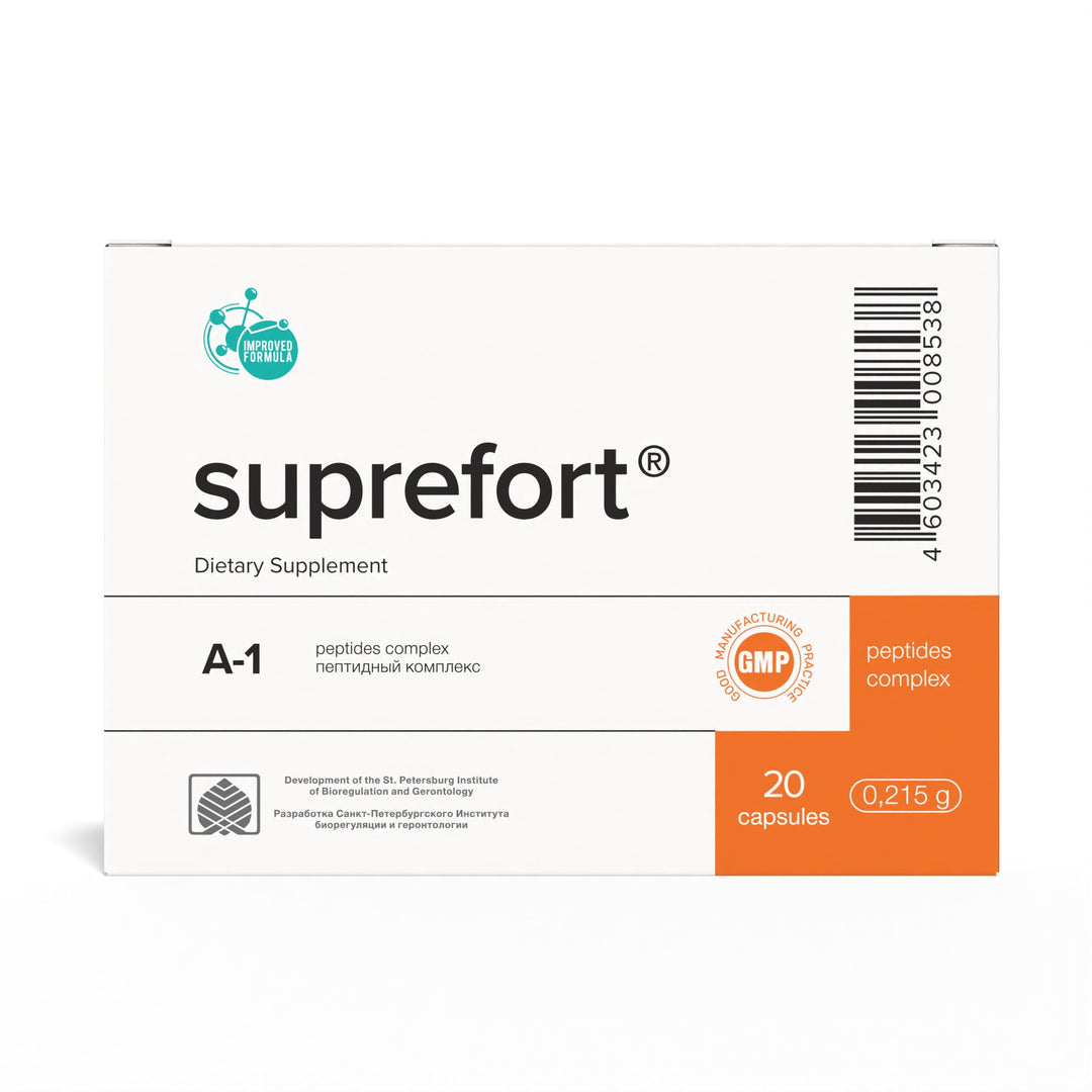 Suprefort A-1 Natural Pancreas Peptide Bioregulator 20 Capsules