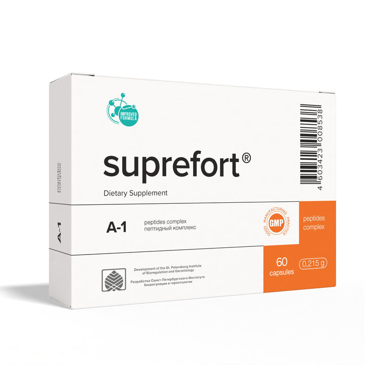 Suprefort A-1 Natural Pancreas Peptide Bioregulator 60 Capsules