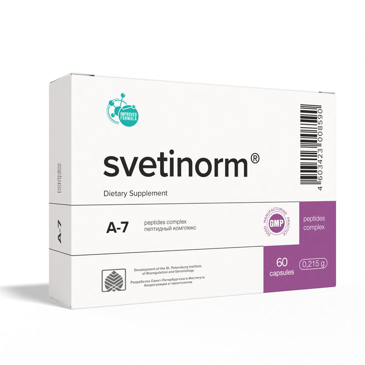 Svetinorm A-7 Natural Liver Peptide Bioregulator 60 Capsules