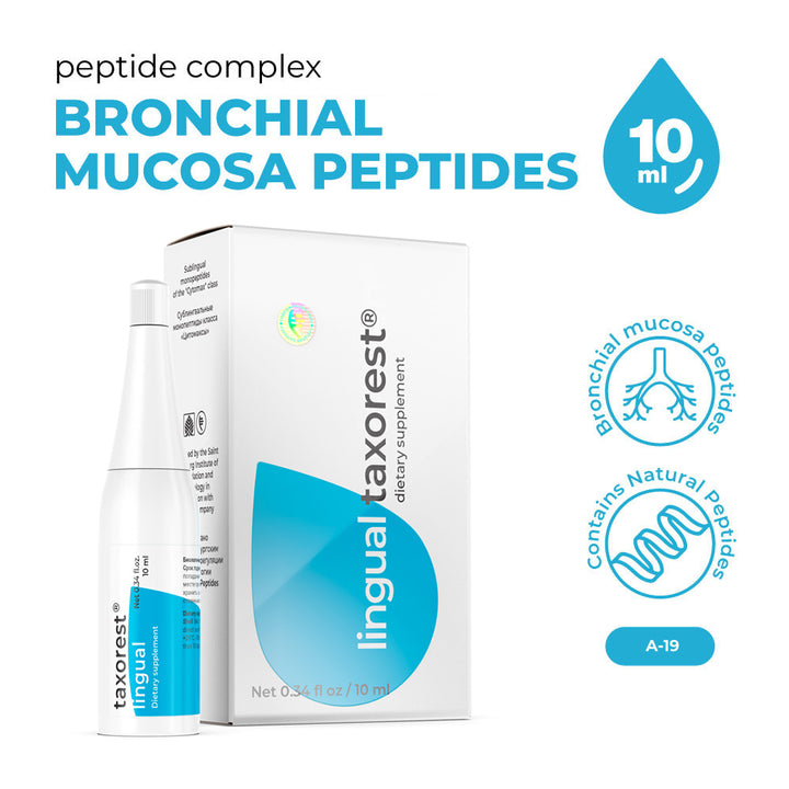 Taxorest Lingual A-19 Natural Sublingual Lungs Peptide Bioregulator