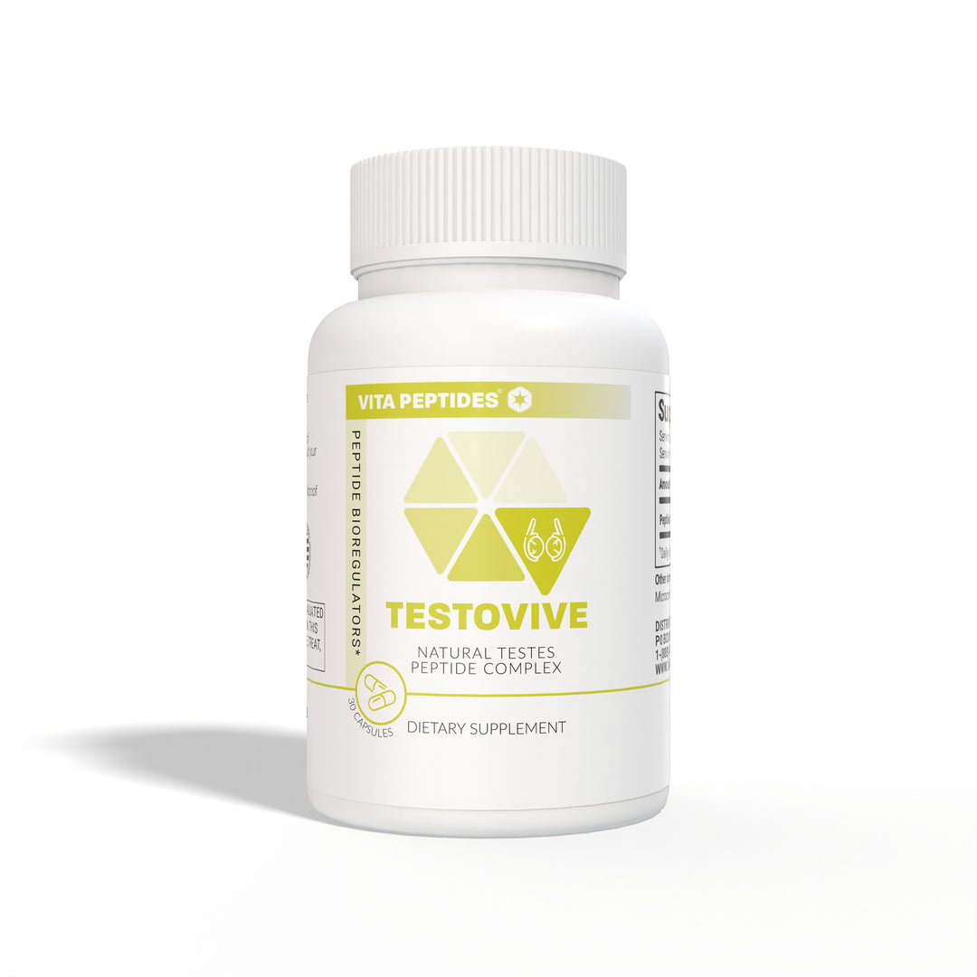 Testovive – Testes Natural Peptide Bioregulator 30 Capsules
