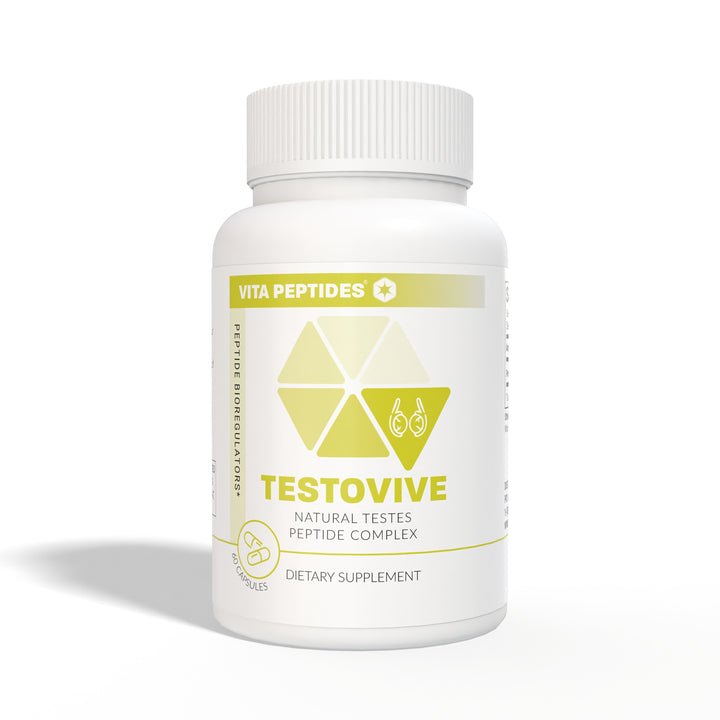 Testovive – Testes Natural Peptide Bioregulator 60 Capsules
