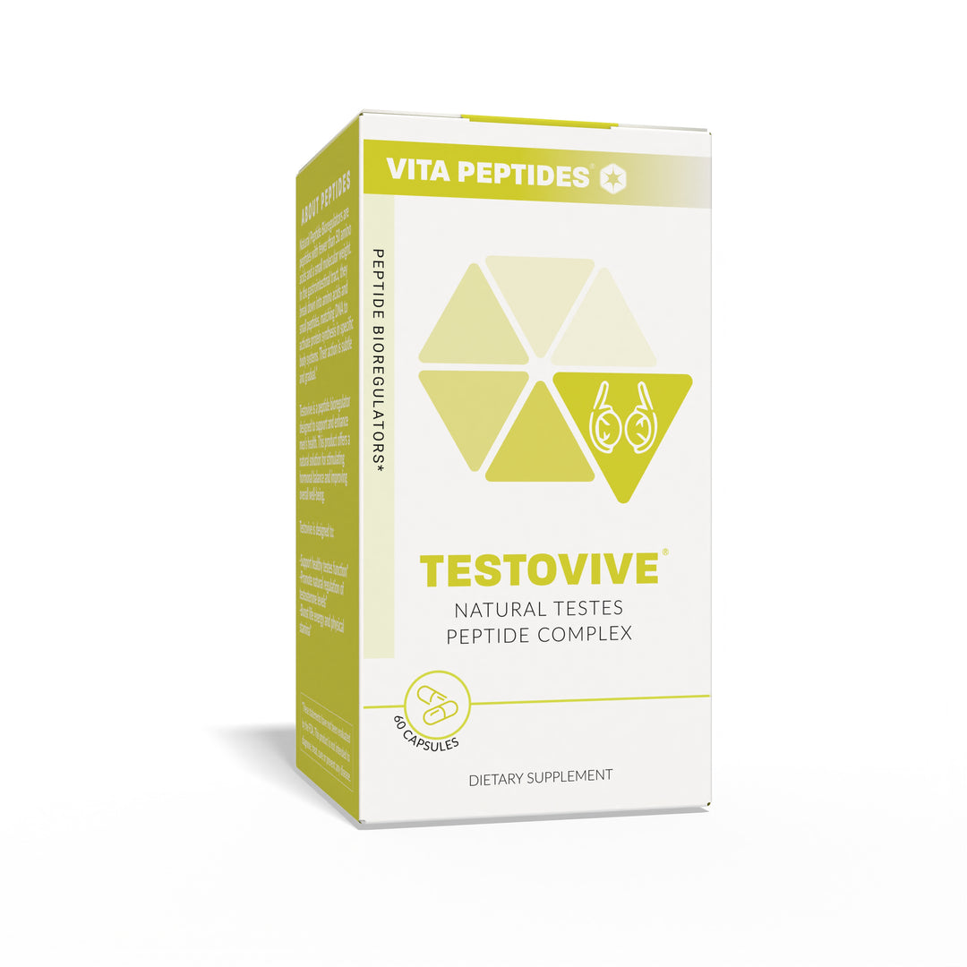 Testovive – Testes Natural Peptide Bioregulator 60 Capsules