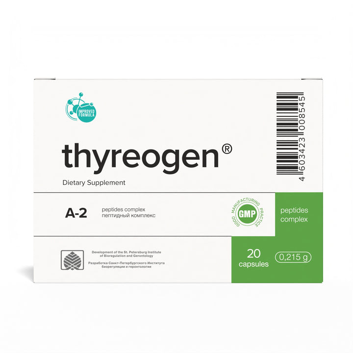 Thyreogen A-2 Natural Thyroid Peptide bioregulator 20 Capsules