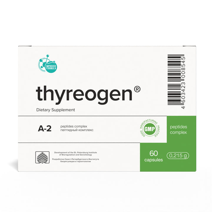 Thyreogen A-2 Natural Thyroid Peptide bioregulator 60 Capsules