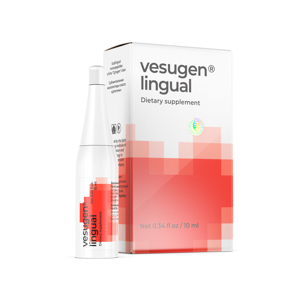 Vesugen Lingual - Synthesized Sublingual Vascular System Peptide Bioregulator