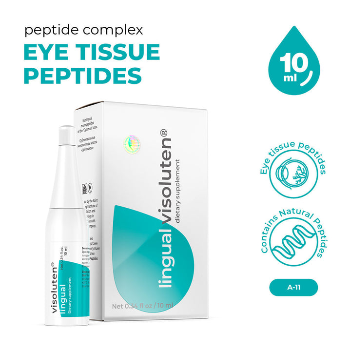 Visoluten Lingual A-11 Natural Sublingual Retina Peptide Bioregulator