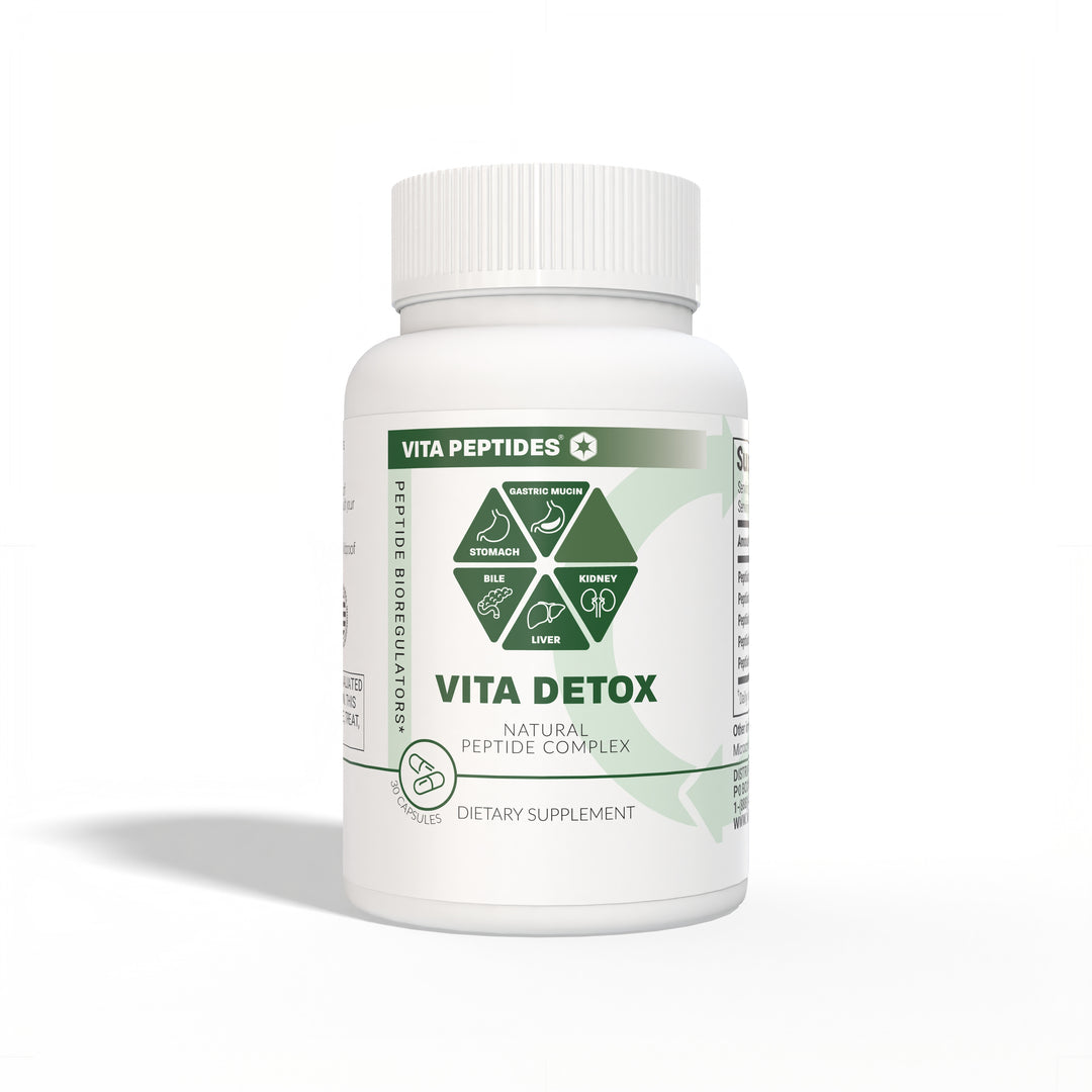 Vita Detox – Natural Peptide Bioregulator Complex 30 Capsules