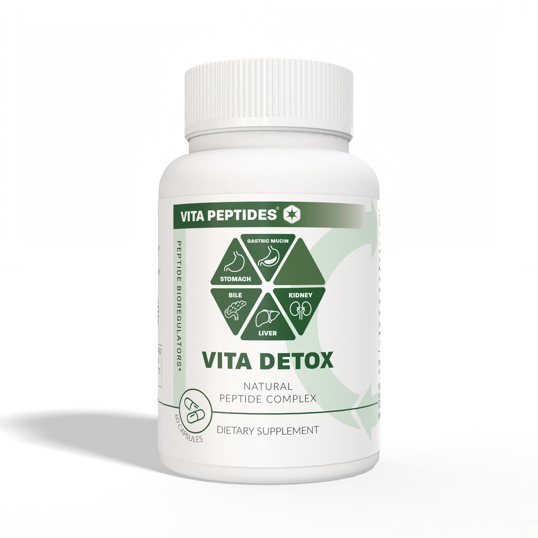 Vita Detox – Natural Peptide Bioregulator Complex 60 Capsules