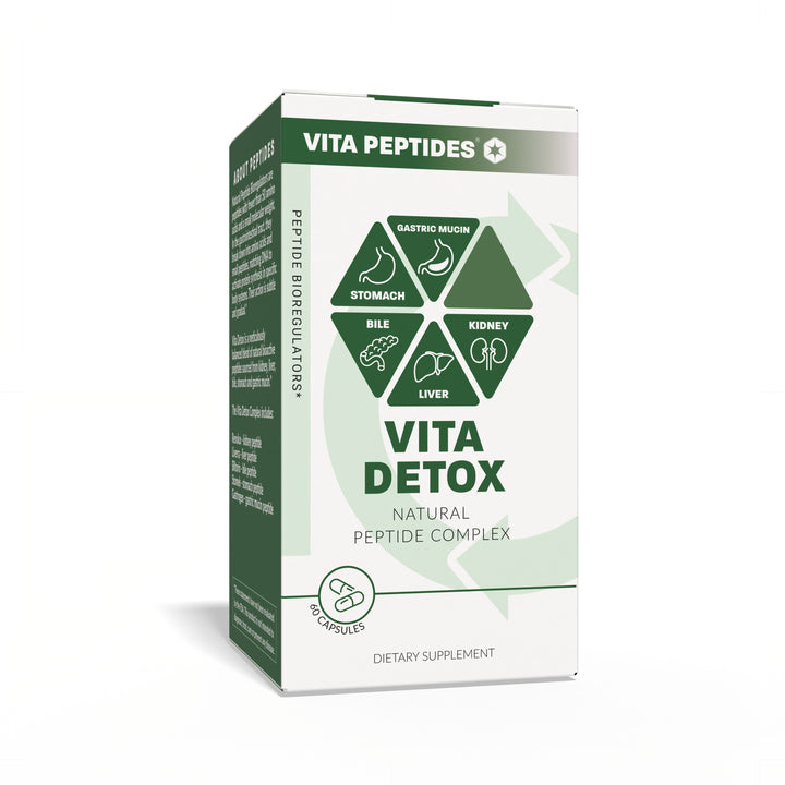 Vita Detox – Natural Peptide Bioregulator Complex 60 Capsules