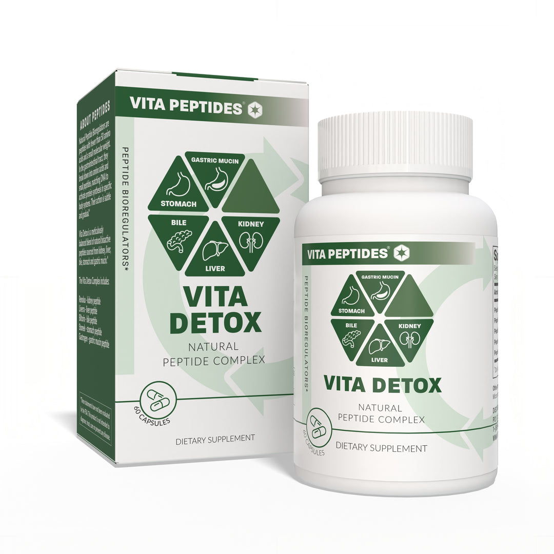Vita Detox – Natural Peptide Bioregulator Complex 60 Capsules