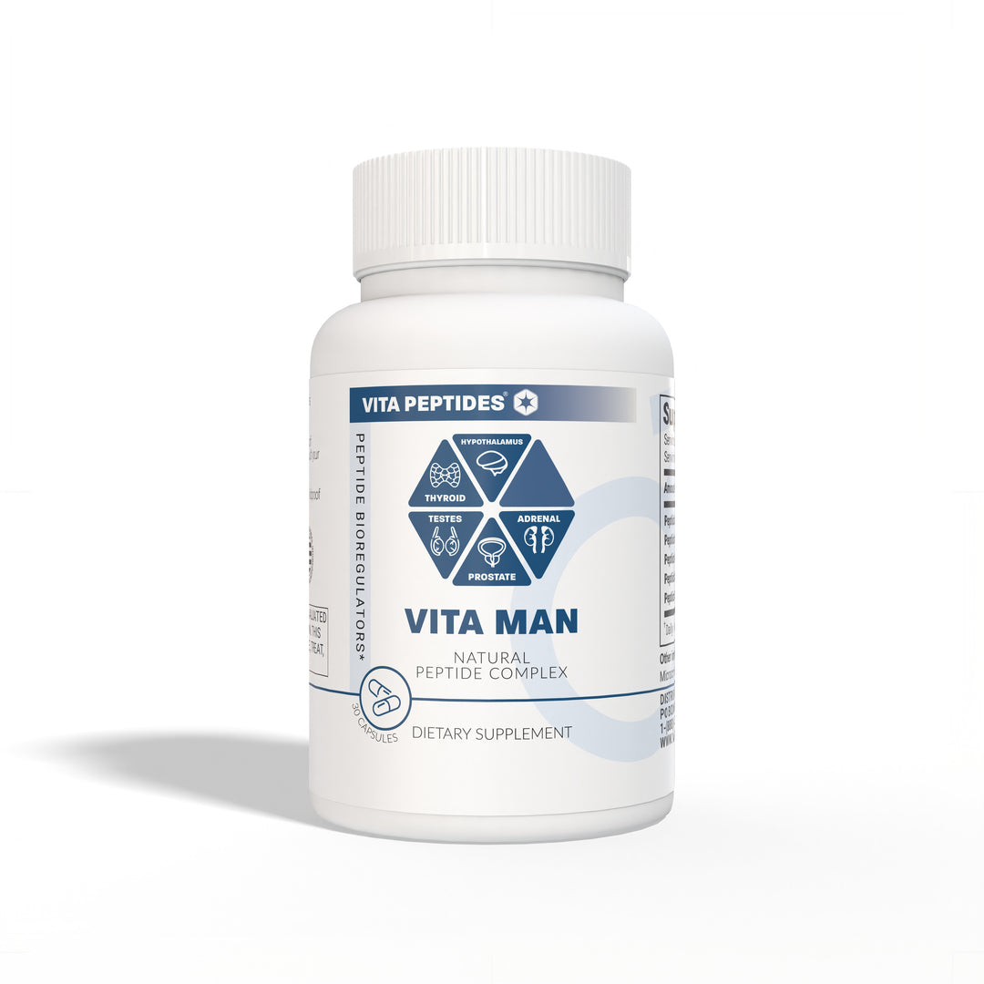 Vita Man – Natural Peptide Bioregulator Complex 30 Capsules