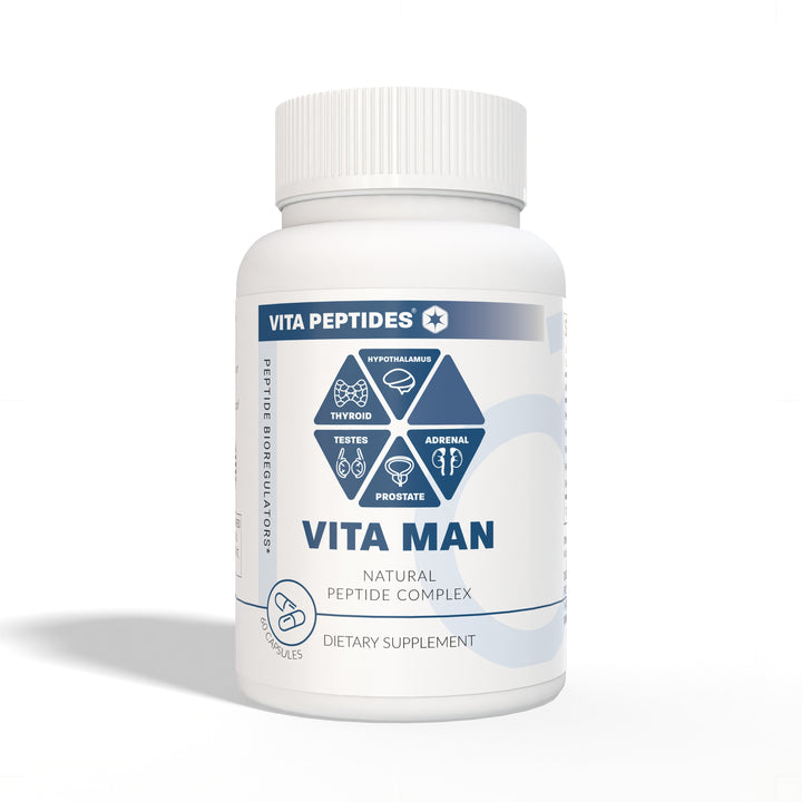Vita Man – Natural Peptide Bioregulator Complex 60 Capsules