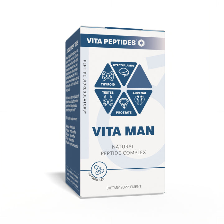 Vita Man – Natural Peptide Bioregulator Complex 60 Capsules