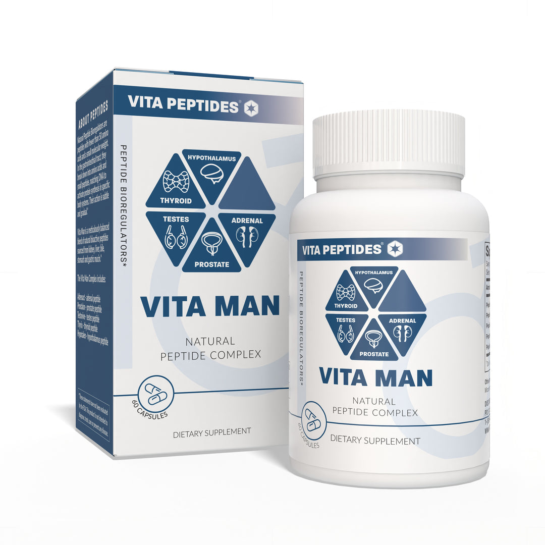 Vita Man – Natural Peptide Bioregulator Complex 60 Capsules