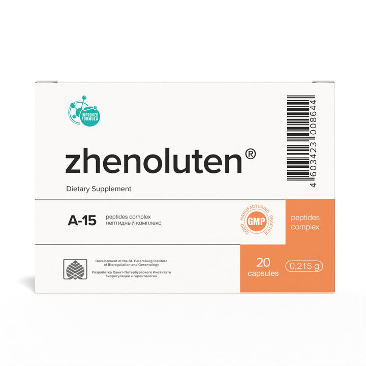 Zhenoluten A-15 Natural Ovary Peptide Bioregulator 20 Capsules