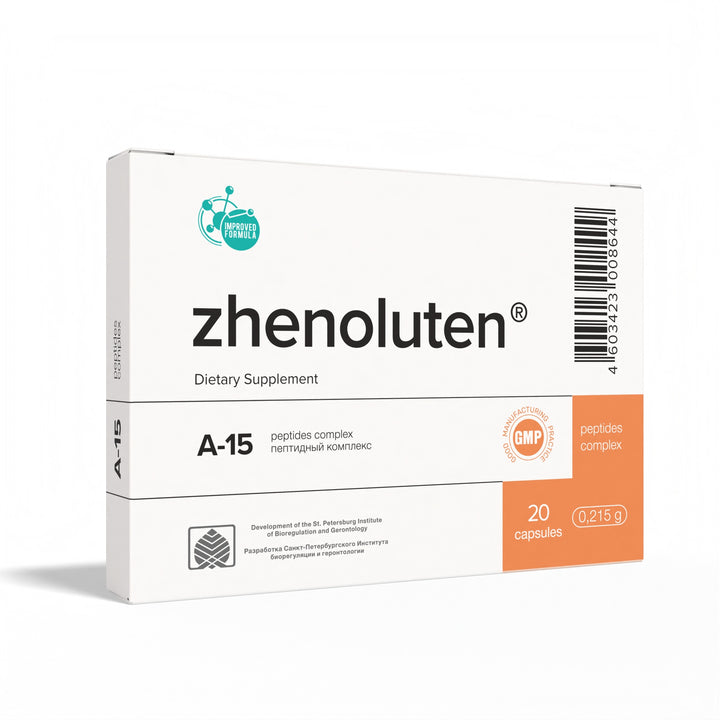 Zhenoluten A-15 Natural Ovary Peptide Bioregulator 20 Capsules
