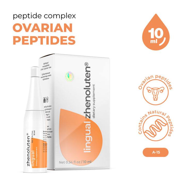 Zhenoluten Lingual A-15 Natural Sublingual Ovary Peptide Bioregulator